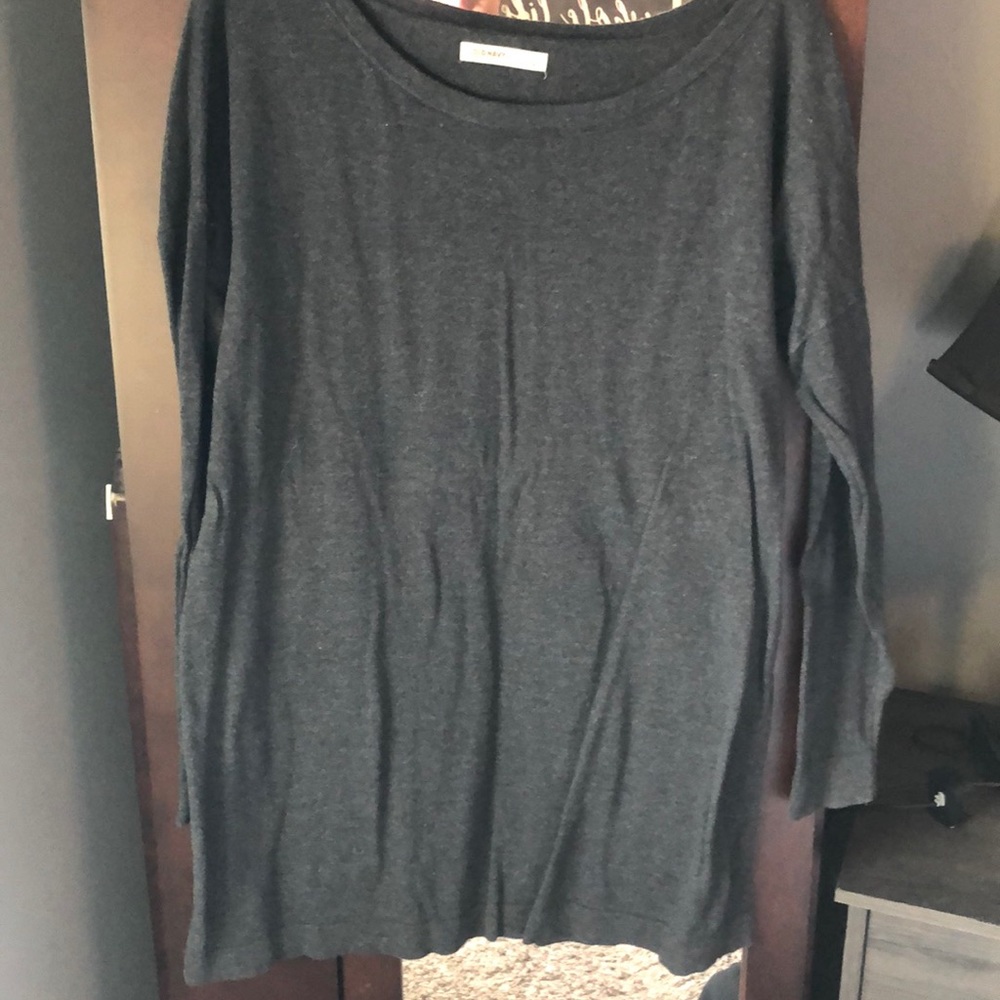 Lightweight charcoal sweater